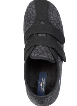 Komfortable Damen-Klettschuhe, Weite G, mit Samtfutter