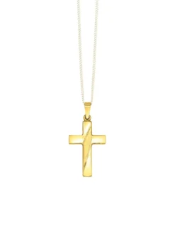 Kreuz-Anhänger in Bicolor