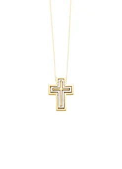 Kreuz-Anhänger mit Brillanten