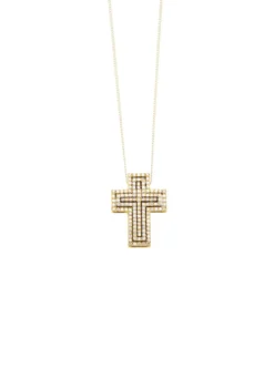 Kreuz-Anhänger mit Brillanten