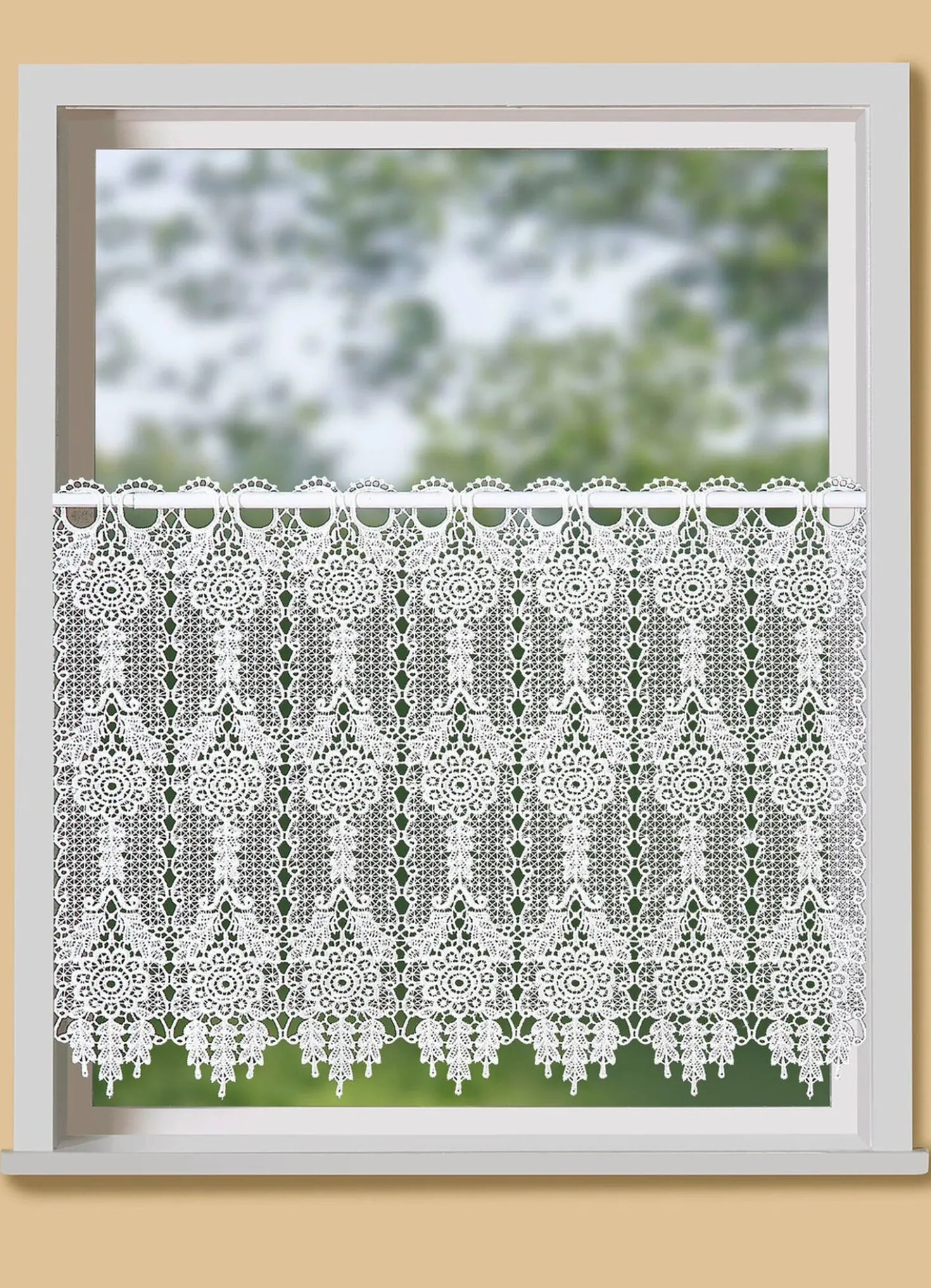 Kurzstore in Macramé-Optik