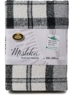 Kuschelige Schlafdecke mit Fransen