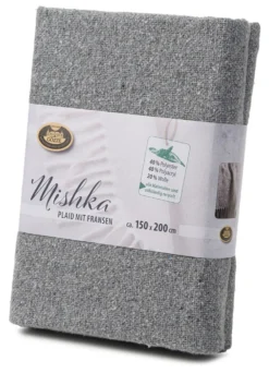 Kuschelige Schlafdecke mit Fransen