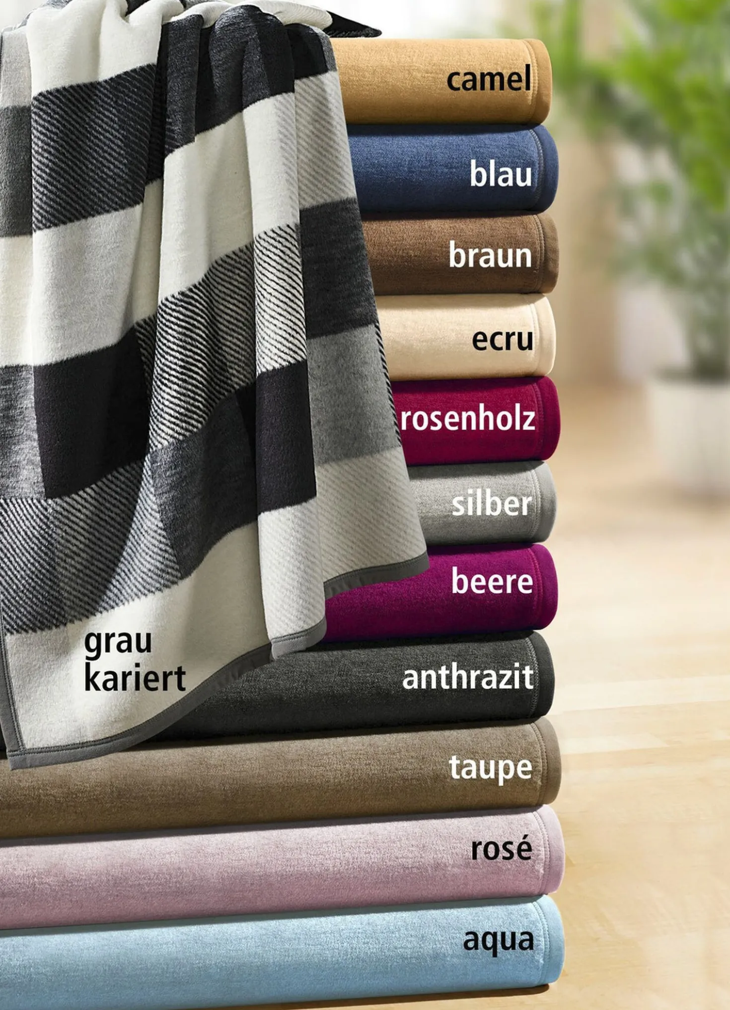 Kuschelig-weiche Schlafdecke Cotton Home