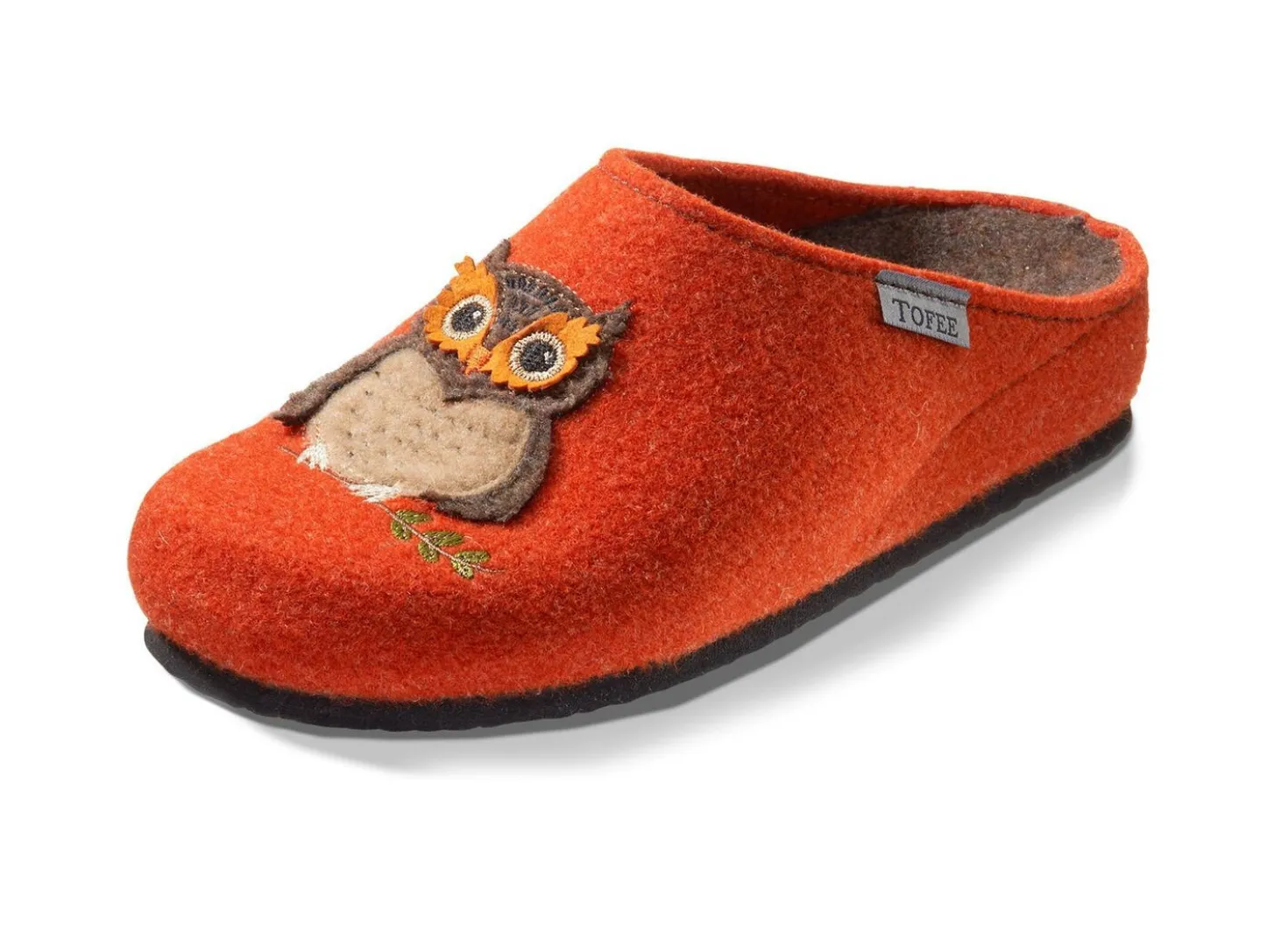 Kuschelwarmer Hausschuh aus Wollfilz
