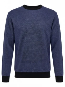 Langarmshirt mit rundem Halsausschnitt