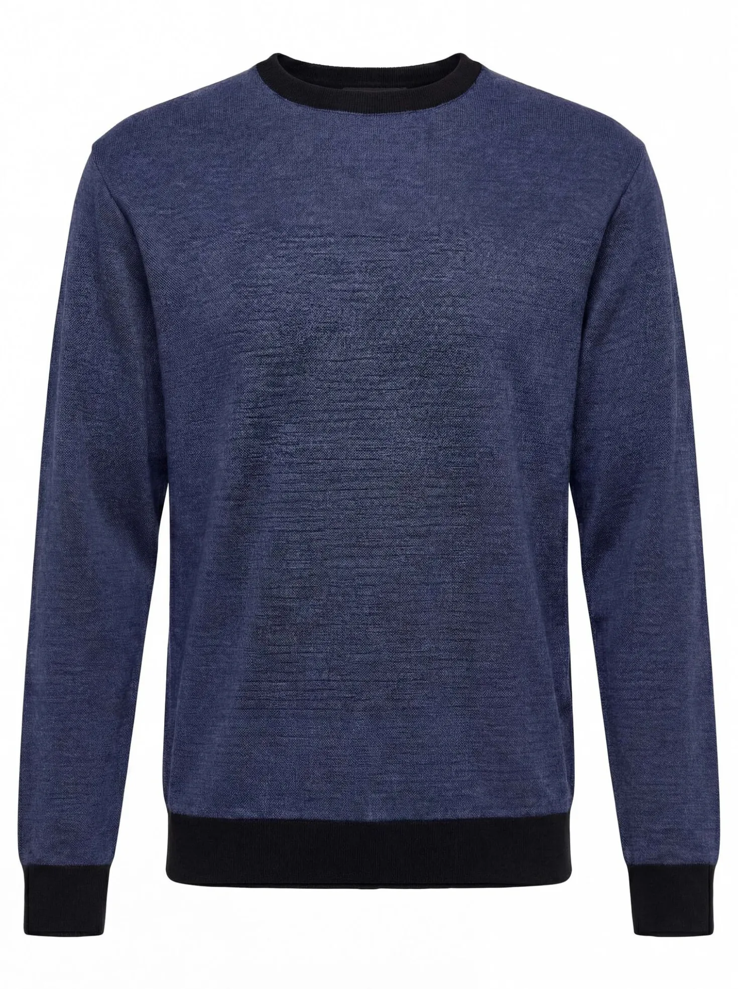 Langarmshirt mit rundem Halsausschnitt