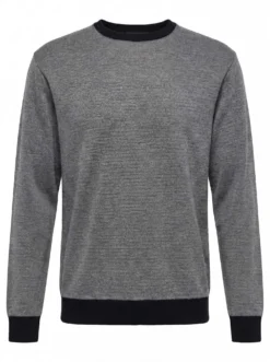 Langarmshirt mit rundem Halsausschnitt