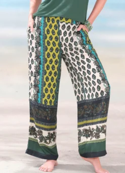 Laurina Hose mit farbbrillantem Druckdessin
