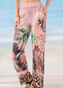 Laurina Hose mit farbbrillantem Druckdessin