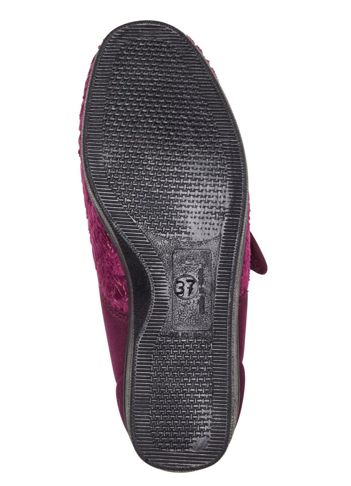 Laurina, klassische Damen-Klettschuhe, mit elastischem Samt