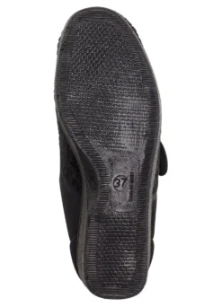 Laurina, klassische Damen-Klettschuhe, mit elastischem Samt
