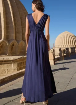 Laurina Kleid mit raffbaren Trägern
