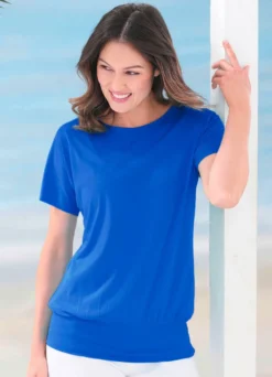 Laurina Shirt mit Saumbündchen