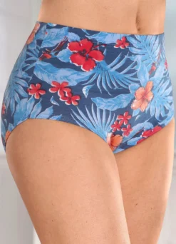 Laurina Viererpack Slips mit Floraldessin