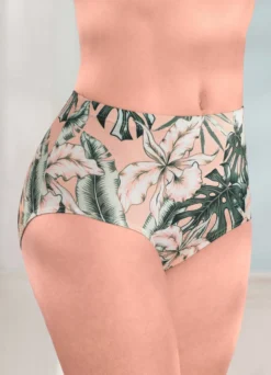 Laurina Viererpack Slips mit buntem Druckdessin