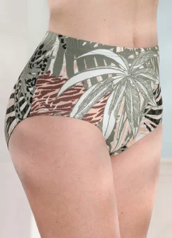 Laurina Viererpack Slips mit Dschungeldessin