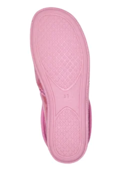 Laurina, warme Damen-Hausschuhe, mit Gummizug