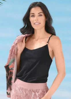 Laurina Zweierpack Tops mit Spaghettiträgern