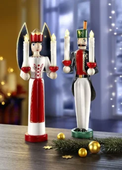 LED-Figuren, 2er-Set, mit Fernbedienung