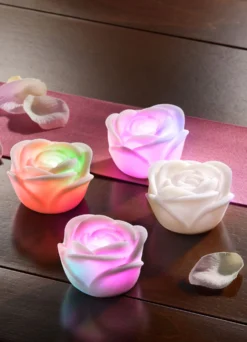 LED-Rosen, 4er-Set