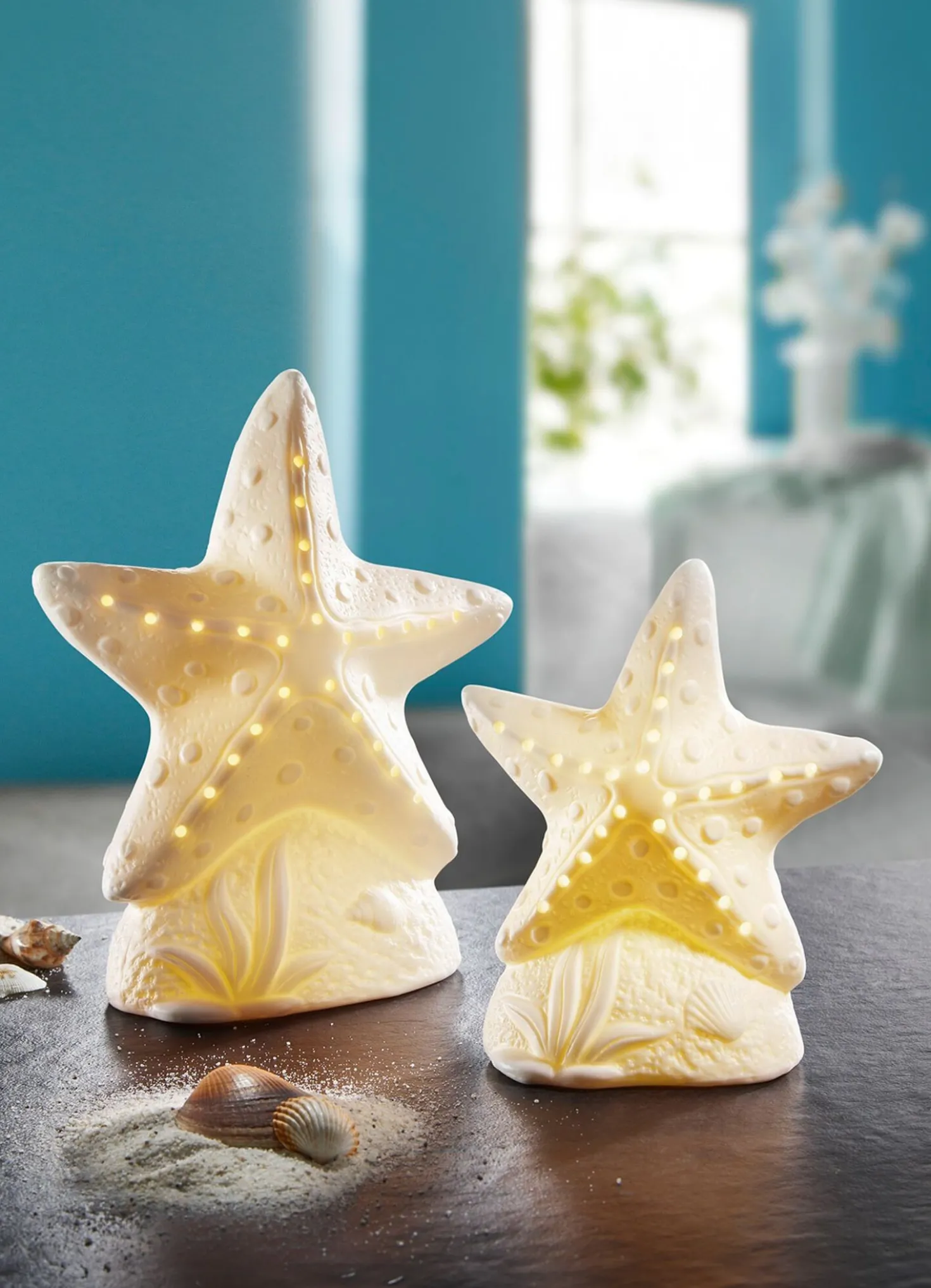 LED-Seestern aus Keramik