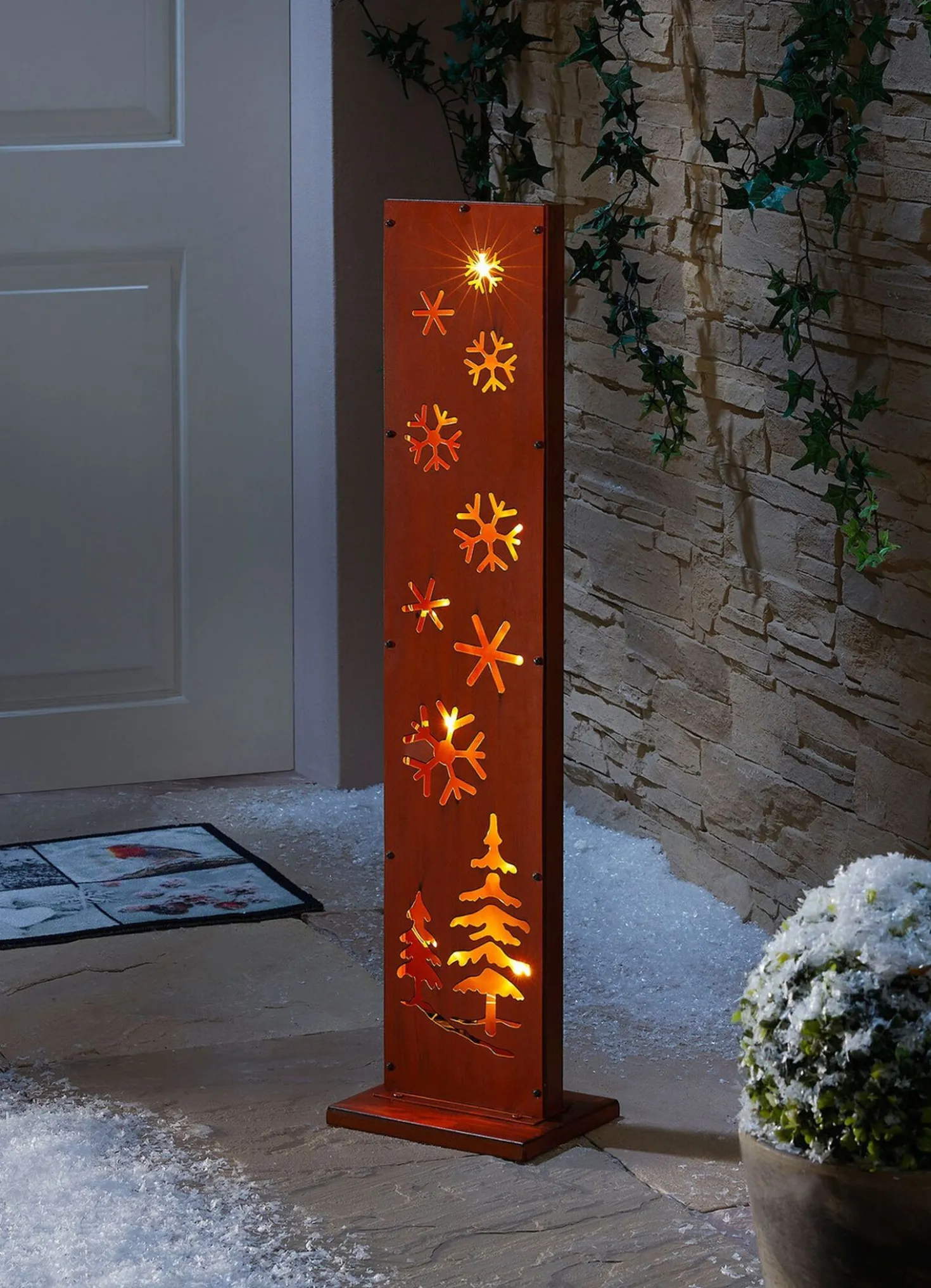LED-Stele aus Metall