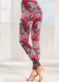 Leggings mit Paisley-Digitaldruck