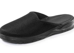 Leichte Herren-Hausschuhe, Weite G, aus elastischem Mesh-Material