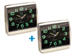 Leuchtender Wecker mit Präzisions-Quarzwerk, 2er-Set