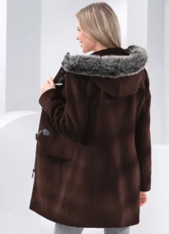 Longjacke in Dufflecoat-Optik
