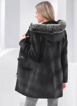 Longjacke in Dufflecoat-Optik
