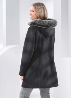 Longjacke in Dufflecoat-Optik