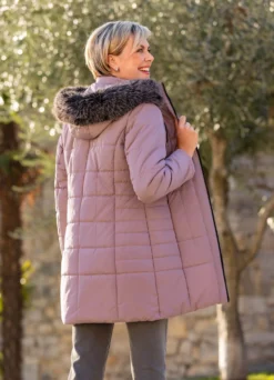 Longjacke mit 2-Wege-Reißverschluss
