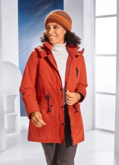 Longjacke mit 2-Wege-Reißverschluss