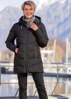 Longjacke mit 2-Wege-Reißverschluss
