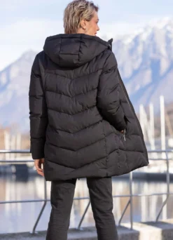 Longjacke mit 2-Wege-Reißverschluss