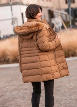 Longjacke mit 2-Wege-Reißverschluss