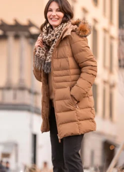 Longjacke mit 2-Wege-Reißverschluss