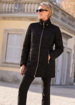 Longjacke mit 2-Wege-Reißverschluss