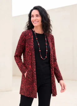 Longshirt mit schwarzem Einsatz