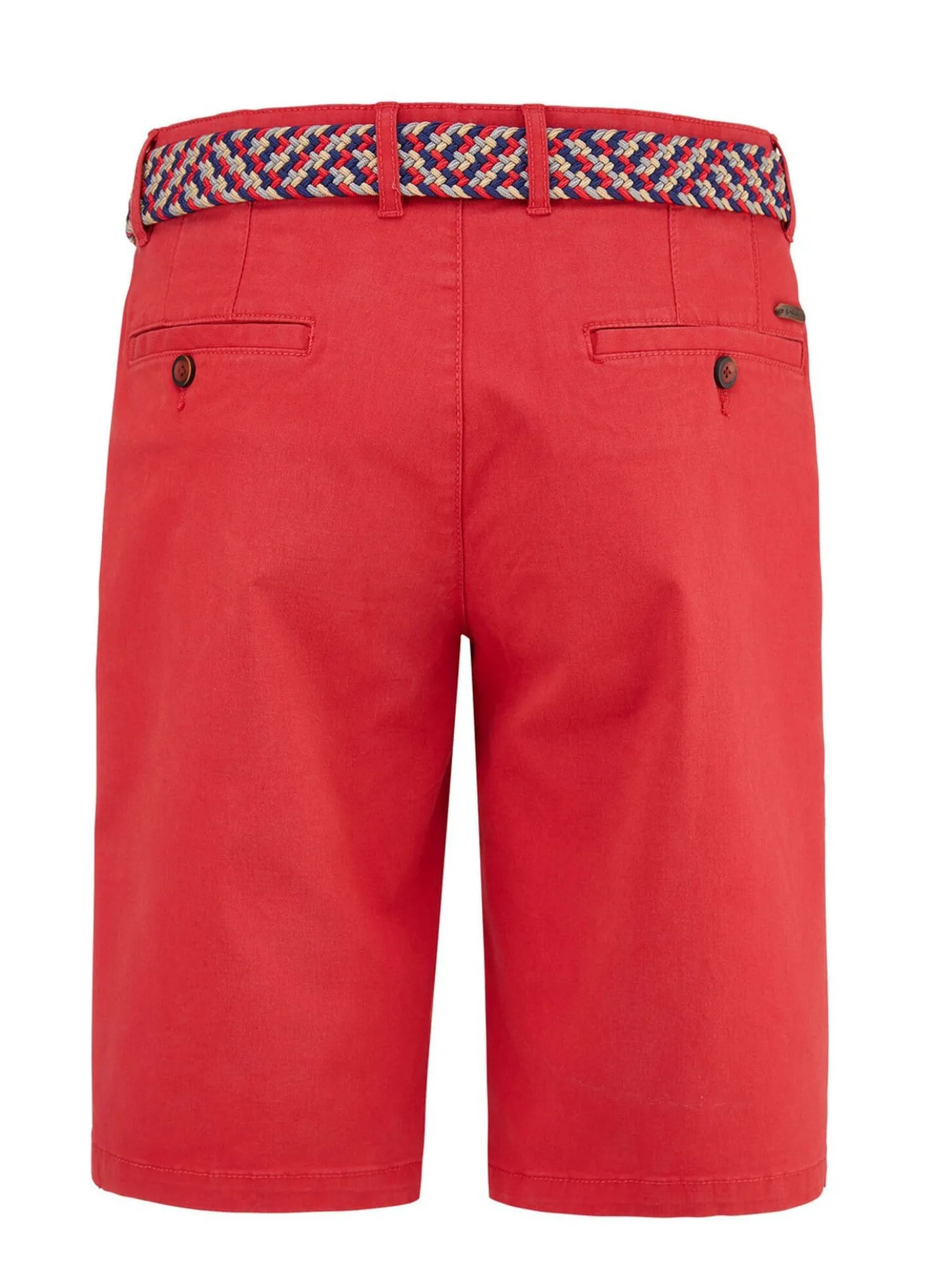 Lässige "Redpoint"-Bermudas mit Stoffgürtel in 3 Farben