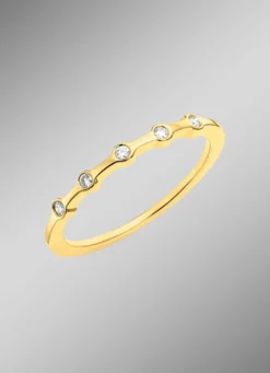 Luxuriöser Damenring aus Gold mit Brillanten
