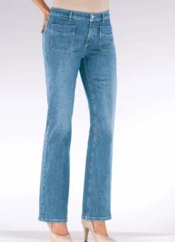 Magic-Jeans mit ausgestellter Beinweite