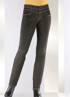 Magic-Jeans mit figurformendem Jeanssattel