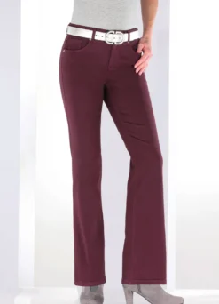Magic-Jeans mit modisch weiterem Beinverlauf