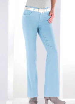 Magic-Jeans mit modisch weiterem Beinverlauf