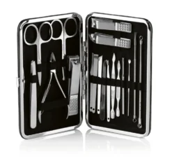 Maniküre- und Pediküre-Set aus hochwertigem Edelstahl, 19 teilig