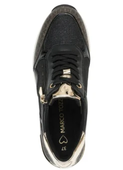 MARCO TOZZI, schicke Damen-Sneaker, Weite F, mit Reißverschluss