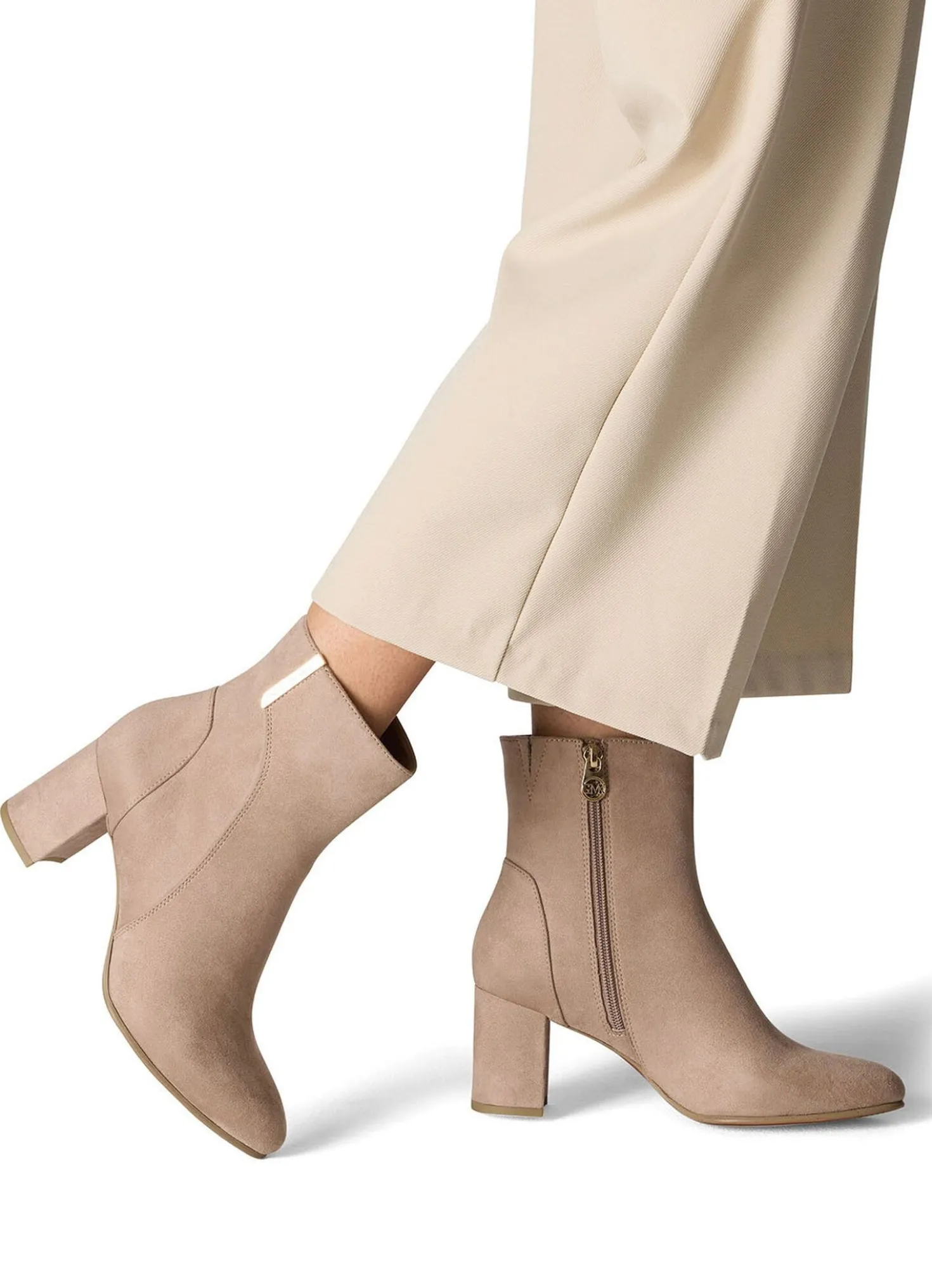 MARCO TOZZI, stilvolle Damen-Stiefeletten, Winterschuhe, Weite F, mit Reißverschluss